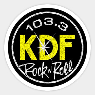 KDF 103 Pure Rock 1970 Sticker